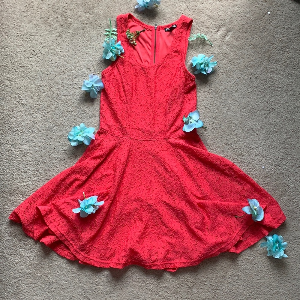 Red Lace Dress